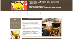 Desktop Screenshot of la-sangria.fr